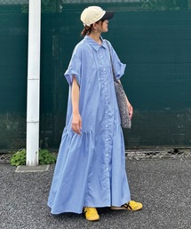 未使用✩シャツワンピース✩コットン セール】WEB限定 USAコットン ビッグシルエット Tシャツ