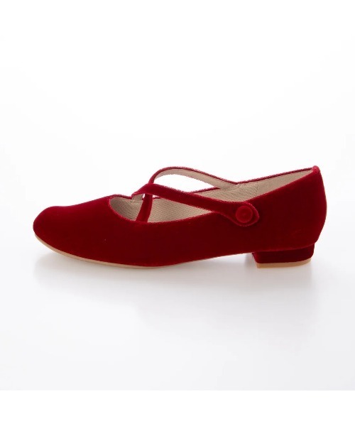 Launa lea ballet（ラウナレア バレエ）の「クロスストラップバレエシューズ(B1614A)（バレエシューズ・レディース・ブラック/レッド/ダークグリーン・23.5cm/22.5cm/22.0cm/25.0cm/24.0cm/23.0cm/24.5cm/25.5cm）」の11枚目の写真