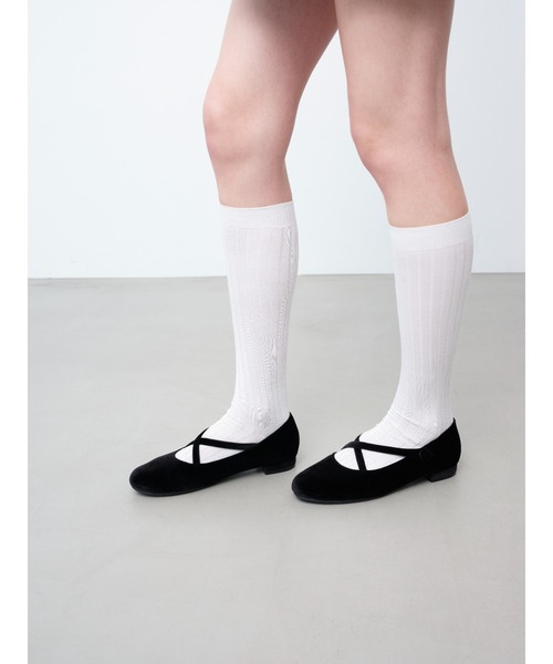 Launa lea ballet（ラウナレア バレエ）の「クロスストラップバレエシューズ(B1614A)（バレエシューズ・レディース・ブラック/レッド/ダークグリーン・23.5cm/22.5cm/22.0cm/25.0cm/24.0cm/23.0cm/24.5cm/25.5cm）」の20枚目の写真