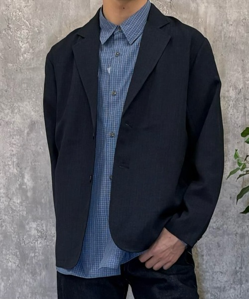 BACK NUMBER（バックナンバー）の「【BACK NUMBER】【店舗で人気】【さらっと羽織れる】ブロードチェック ビッグシルエット シャツ（リラックスシルエット）（シャツ/ブラウス・メンズ・ブラウン/グリーン/ブラック/ブルー・L/XL/M）」の14枚目の写真