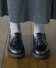 FABIO RUSCONI | 【FABIO RUSCONI】オブリークトウタッセルローファー(F51638)(ローファー)