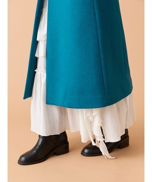 LILY BROWN(リリーブラウン)の「【WEB限定サイズあり】チェスターコート(チェスターコート・レディース・アイボリー/ライトグレー/ブラック/ネイビー/グリーン・0/1/2)」の11枚目の写真