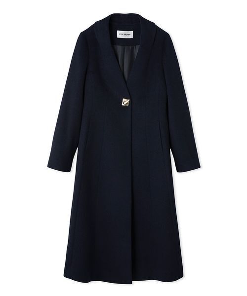 LILY BROWN(リリーブラウン)の「【WEB限定サイズあり】チェスターコート(チェスターコート・レディース・アイボリー/ライトグレー/ブラック/ネイビー/グリーン・0/1/2)」の17枚目の写真