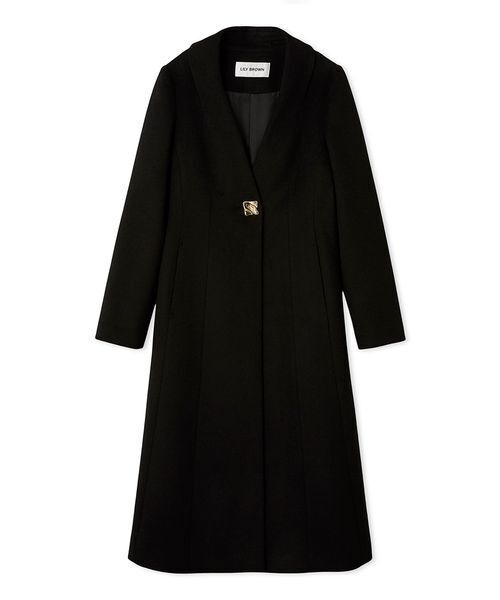 LILY BROWN(リリーブラウン)の「【WEB限定サイズあり】チェスターコート(チェスターコート・レディース・アイボリー/ライトグレー/ブラック/ネイビー/グリーン・0/1/2)」の22枚目の写真