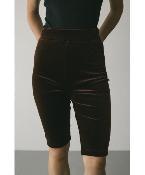 お値下げ ベロアバイカーパンツ お値下げ ベロアバイカーパンツ