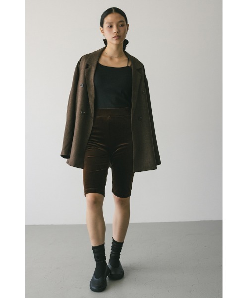 STYLEMIXER（スタイルミキサー）の「【秋服】ベロアバイカーパンツ（その他パンツ・レディース・ブラック/ブラウン・SMALL/MEDIUM）」の12枚目の写真