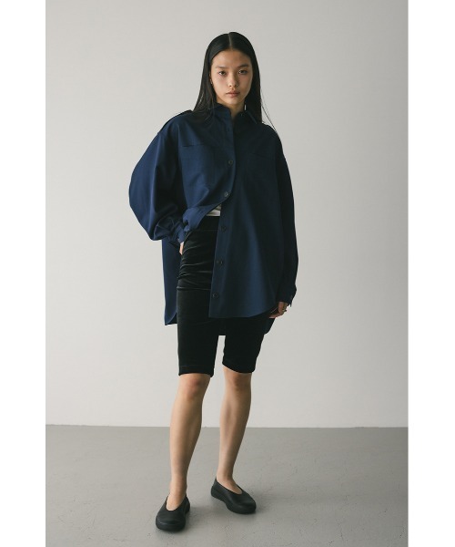 STYLEMIXER（スタイルミキサー）の「【秋服】ベロアバイカーパンツ（その他パンツ・レディース・ブラック/ブラウン・SMALL/MEDIUM）」の4枚目の写真