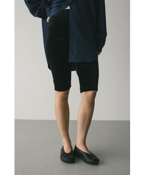 STYLEMIXER（スタイルミキサー）の「【秋服】ベロアバイカーパンツ（その他パンツ・レディース・ブラック/ブラウン・SMALL/MEDIUM）」の6枚目の写真