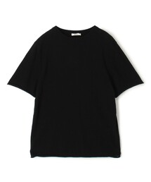 【トゥモローランド】黒 カシミヤニット 半袖 コットンカシミヤ パールポロプルオーバー （ニット・セーター