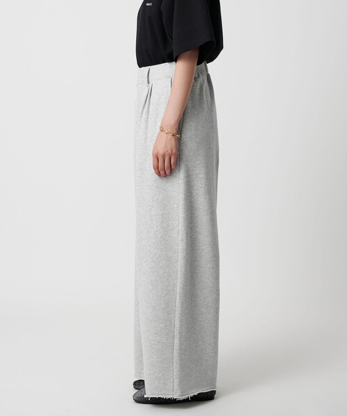 CITEN（シテン）の「<CITEN>タックスウェットワイドパンツ（スウェットパンツ・レディース・ブラック/ライトグレー/ダークブラウン・M/S）」の11枚目の写真