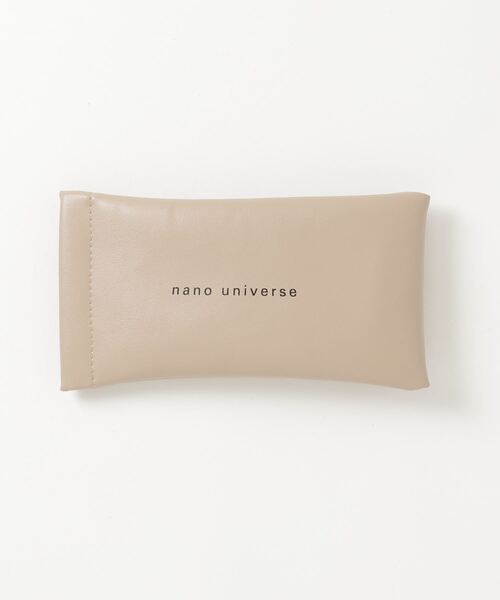 NANO universe（ナノユニバース）の「アイウェア/ウェリントン型 セルフレーム１（サングラス・メンズ・グレー/オレンジ・FREE）」の12枚目の写真