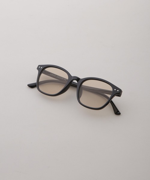 NANO universe（ナノユニバース）の「アイウェア/ウェリントン型 セルフレーム１（サングラス・メンズ・グレー/オレンジ・FREE）」の2枚目の写真