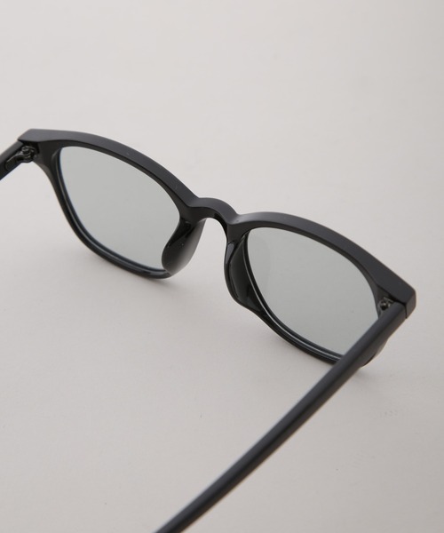 NANO universe（ナノユニバース）の「アイウェア/ウェリントン型 セルフレーム１（サングラス・メンズ・グレー/オレンジ・FREE）」の7枚目の写真