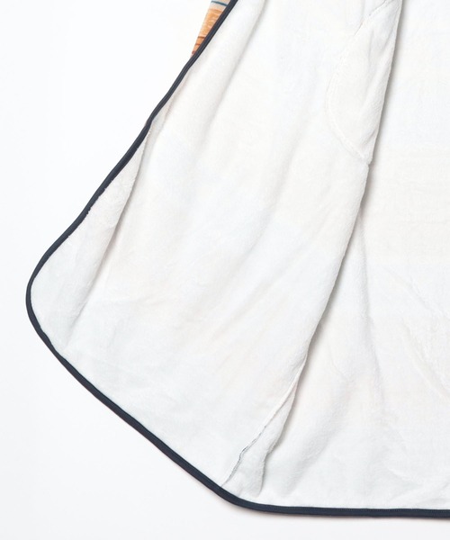 ARCADE（アーケード）の「着る毛布 総柄フリース ルームウェア ガウンパーカー（ガウン/バスローブ・メンズ・ベージュ/ブルー・LL/M/L）」の9枚目の写真