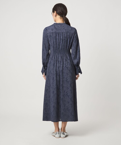 セール】ジャカード ウエスト タック ワンピース 2（ワンピース