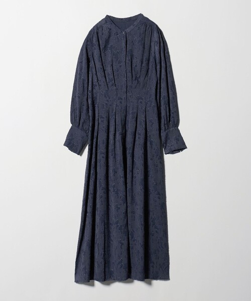 セール】ジャカード ウエスト タック ワンピース 2（ワンピース