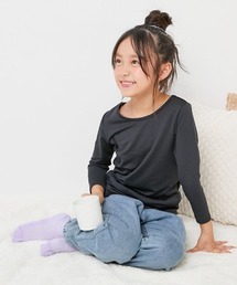 devirock（デビロック）の「どっちも前 吸水速乾 あったか9分袖Tシャツ（インナーウェア/肌着・キッズ）」