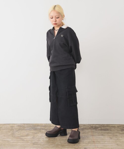 セール】FRED PERRY / Zip Neck Collar Sweatshirt（スウェット