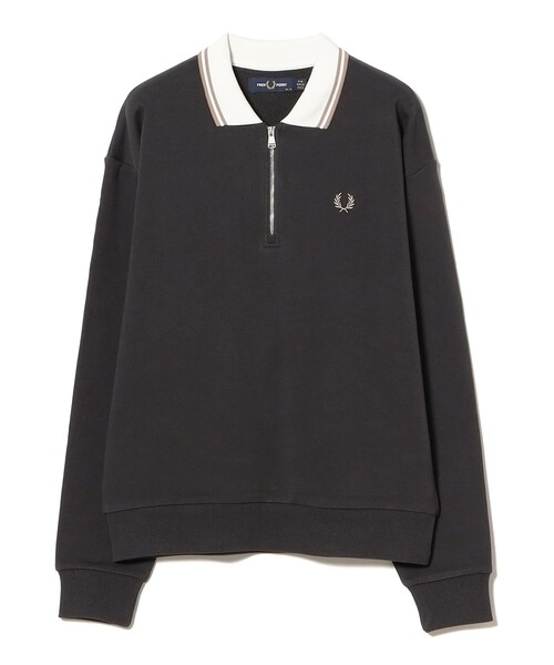 セール】FRED PERRY / Zip Neck Collar Sweatshirt（スウェット