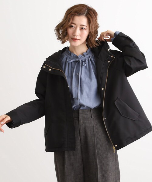 grove（グローブ）の「【名品アウター/3WAY・はっ水】ボアライナー付マウンテンパーカ（ブルゾン・レディース・オフホワイト/ブラック/ナチュラル/ブラウン系その他・01/02/03/04/05）」の17枚目の写真