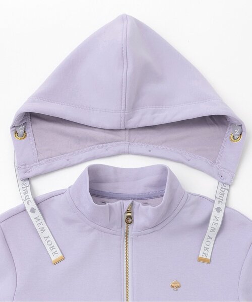 kate spade new york kids（ケイトスペードニューヨーク）の「ダンボールニットラッフルパーカ（パーカー・キッズ・サックスブルー/ピンク・120cm/110cm/130cm/90cm/100cm/140cm/150cm/160cm）」の5枚目の写真