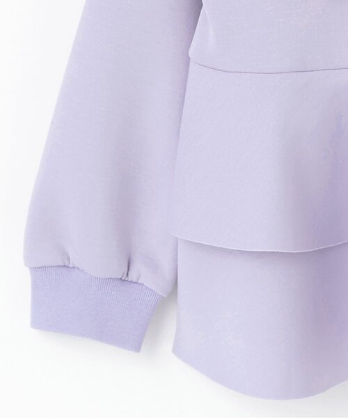 kate spade new york kids（ケイトスペードニューヨーク）の「ダンボールニットラッフルパーカ（パーカー・キッズ・サックスブルー/ピンク・120cm/110cm/130cm/90cm/100cm/140cm/150cm/160cm）」の7枚目の写真