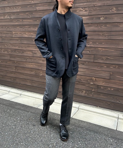 VENCEEXCHANGE（ヴァンスエクスチェンジ）の「スタンドジャケット（テーラードジャケット・メンズ・ネイビー/グレー・LL/M/L）」の10枚目の写真