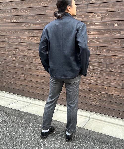 VENCEEXCHANGE（ヴァンスエクスチェンジ）の「スタンドジャケット（テーラードジャケット・メンズ・ネイビー/グレー・LL/M/L）」の12枚目の写真