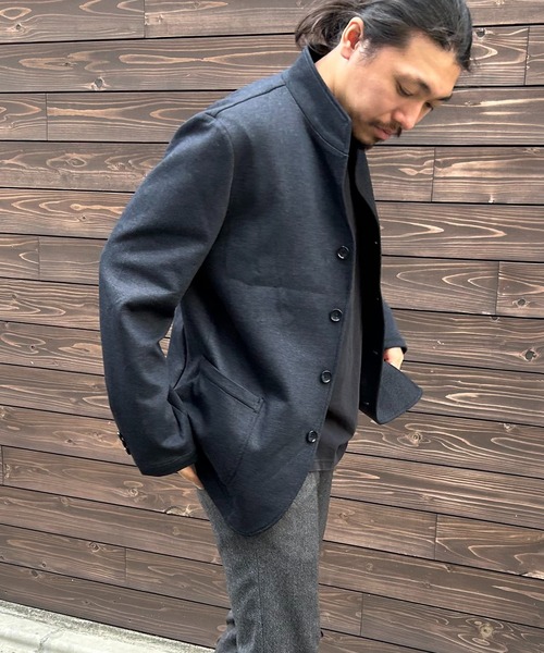 VENCEEXCHANGE（ヴァンスエクスチェンジ）の「スタンドジャケット（テーラードジャケット・メンズ・ネイビー/グレー・LL/M/L）」の13枚目の写真