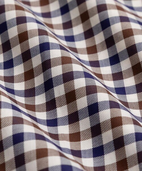 BROOKS BROTHERS(ブルックスブラザーズ)の「ラグジュアリー コットンツイル GFロゴ チェック カジュアルシャツ Regular Fit(シャツ/ブラウス・メンズ・ブルー/レッド/ブラウン・MEDIUM/SMALL/LARGE)」の5枚目の写真