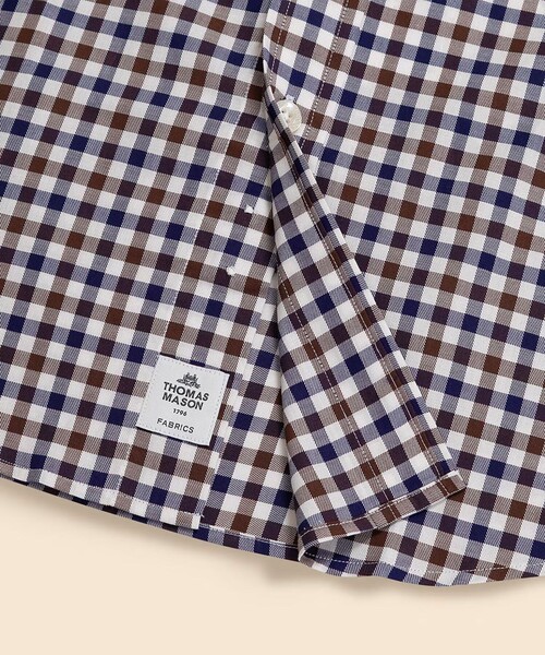 BROOKS BROTHERS(ブルックスブラザーズ)の「ラグジュアリー コットンツイル GFロゴ チェック カジュアルシャツ Regular Fit(シャツ/ブラウス・メンズ・ブルー/レッド/ブラウン・MEDIUM/SMALL/LARGE)」の6枚目の写真