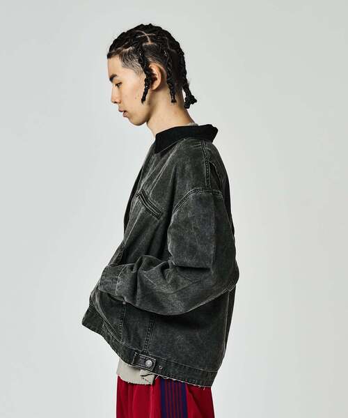 ナマチェコ　ダブルリングブルゾン Heavy Plating Single Jersey ショールカラーブルゾン(37112821