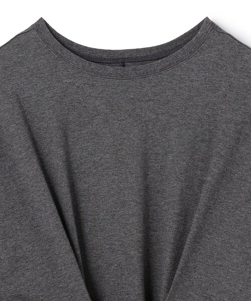 uncrave(アンクレイヴ)の「プレーンジャージー 2WAYレースアップトップス(Tシャツ/カットソー・レディース・ブラック系/グレー系/ホワイト系/レッド系/ブラウン系・F)」の14枚目の写真