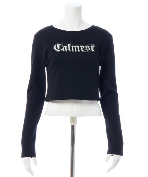 INGNI(イング)の「貼付ロゴリブロングTシャツ(Tシャツ/カットソー・レディース・オフホワイト/ブラック/ボルドー/スミクロ・M)」の6枚目の写真