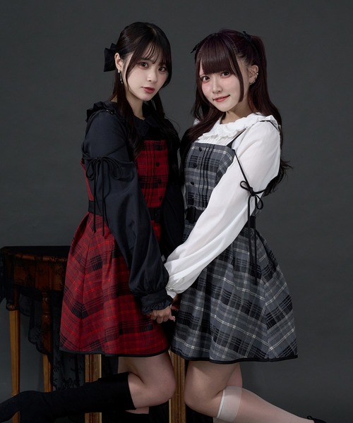 Pal elfy（パルエルフィー）の「肩リボンキャミワンピース（ワンピース