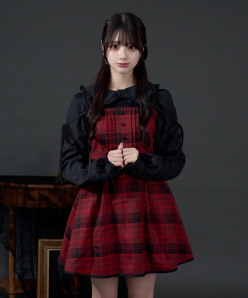 Pal elfy（パルエルフィー）の「肩リボンキャミワンピース（ワンピース