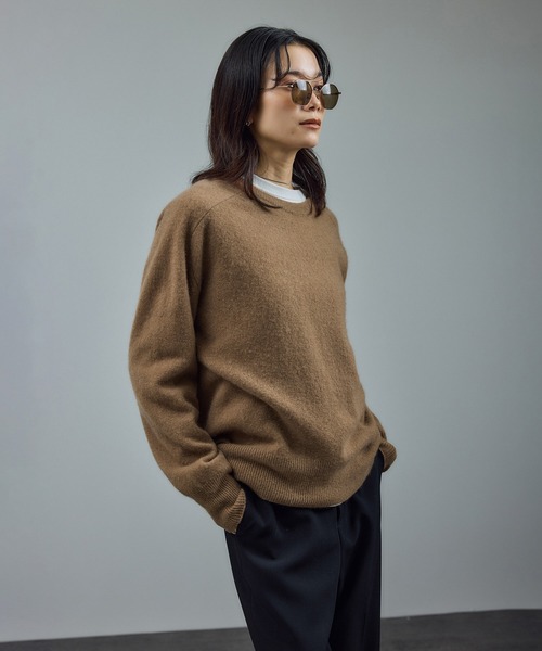 WEB限定】ウールカシミヤニットプルオーバー（ニット/セーター