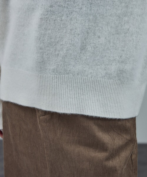 SALON adam et rope'(サロン アダム エ ロペ)の「【WEB限定】ウールカシミヤニットプルオーバー(ニット/セーター・レディース・オフホワイト/ブラウン/ピンク・FREE)」の21枚目の写真