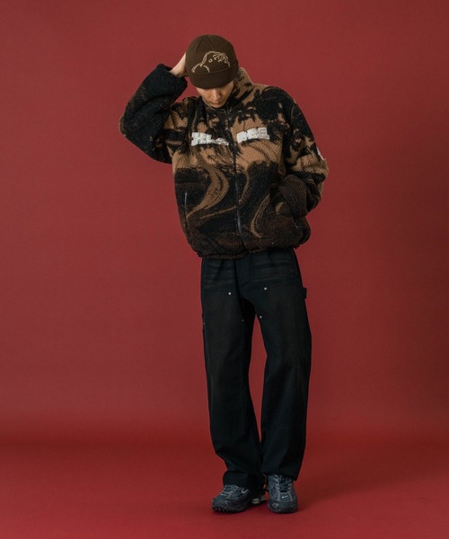 XLARGE（エクストララージ）の「JACQUARD OG CUFF BEANIE（ニットキャップ/ビーニー・メンズ・ブラック/ブラウン/パープル/ネイビー・ONE SIZE）」の12枚目の写真