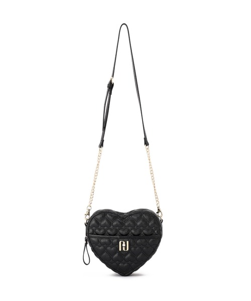 JILL by JILL STUART（ジルバイジルスチュアート）の「◇ハートキルトポシェット（ショルダーバッグ・レディース・ブラック・FREE）」の5枚目の写真