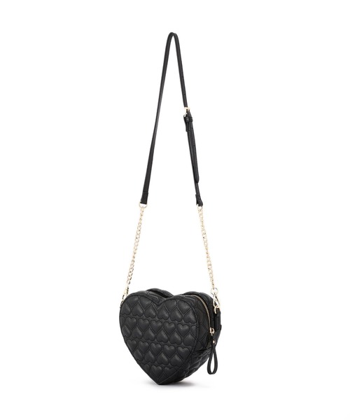 JILL by JILL STUART（ジルバイジルスチュアート）の「◇ハートキルトポシェット（ショルダーバッグ・レディース・ブラック・FREE）」の6枚目の写真