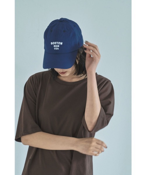 marjour（マージュール）の「BOSTON EMBROIDERY CAP（キャップ・レディース・ネイビー・FREE）」の2枚目の写真