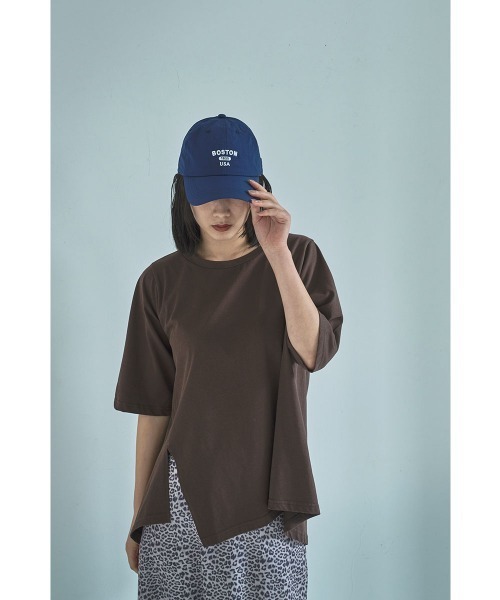 marjour（マージュール）の「BOSTON EMBROIDERY CAP（キャップ・レディース・ネイビー・FREE）」の7枚目の写真