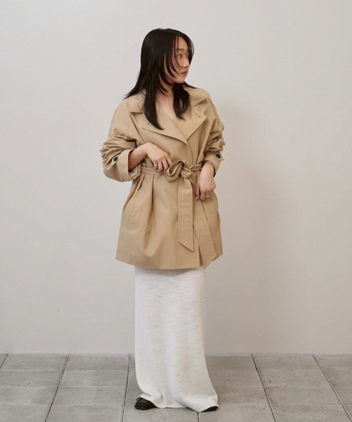 Spring Short Trench（トレンチコート）｜TODAYFUL（トゥデイフル）の