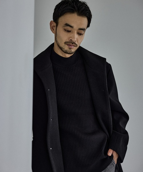 JUN STANDARD PICKS(ジュンスタンダードピックス)の「ウールライクスタンドコート(その他アウター・メンズ・チャコールグレー/ブラック・M/S/LL/L)」の7枚目の写真