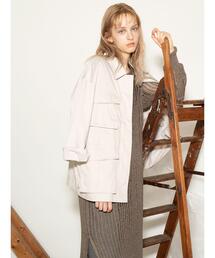 ミリタリー」に該当するノーカラージャケットファッション通販