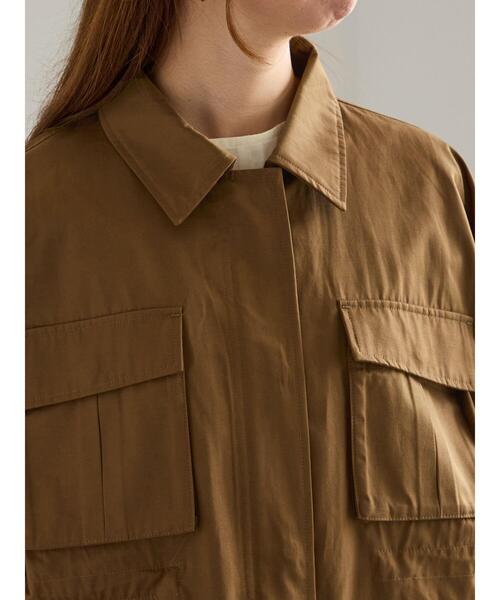 Te chichi（テチチ）の「ミリタリージャケット《2025Autumn catalog vol.2 item》（ノーカラージャケット・レディース・オフホワイト/カーキ・F）」の18枚目の写真