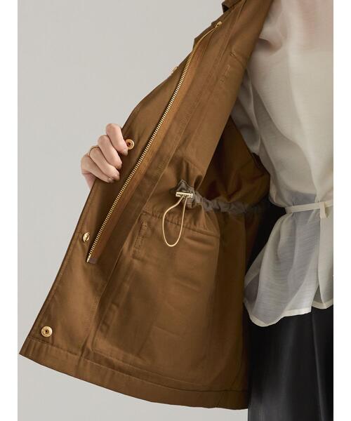 Te chichi（テチチ）の「ミリタリージャケット《2025Autumn catalog vol.2 item》（ノーカラージャケット・レディース・オフホワイト/カーキ・F）」の21枚目の写真