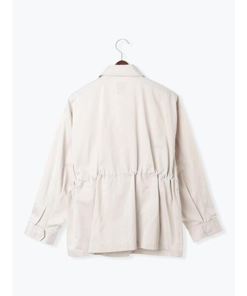 Te chichi（テチチ）の「ミリタリージャケット《2025Autumn catalog vol.2 item》（ノーカラージャケット・レディース・オフホワイト/カーキ・F）」の4枚目の写真