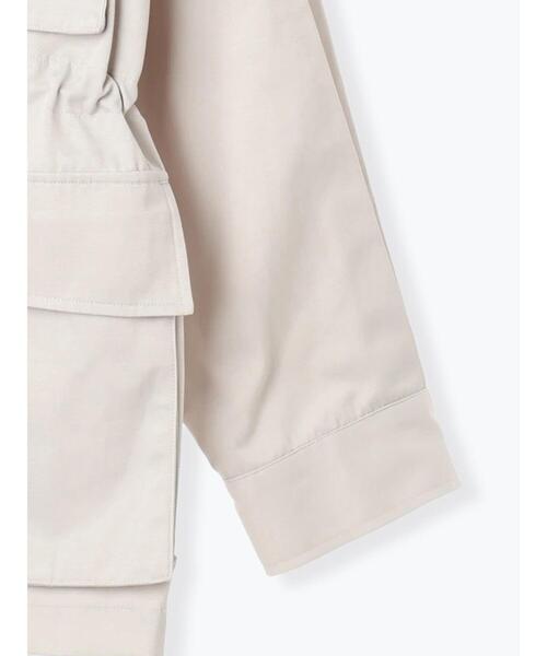 Te chichi（テチチ）の「ミリタリージャケット《2025Autumn catalog vol.2 item》（ノーカラージャケット・レディース・オフホワイト/カーキ・F）」の6枚目の写真